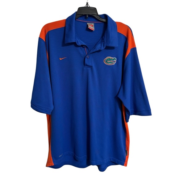 Nike Other - Nike Florida Gators Blue and Orange Men's Polo Shirt size Large